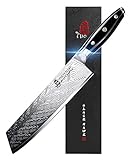TUO Kiritsuke Messer Japanisch Kochmesser 21cm Klinge Messer für Gemüse und...
