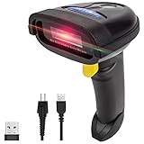 NETUM Bluetooth QR 2D Barcode Scanner Handheld USB kabelloser 1D 2D Barcodes Imager für...