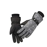 Winter Damen Skihandschuhe Touchscreen Winterhandschuhe Warm Winddicht Thermohandschuhe...