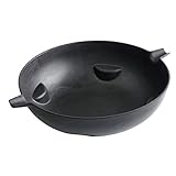 tepro Guss-Wok-Einleger aus Gusseisen für das Rost-in-Rost-System, Maße ca. 35,3 cm Ø,...