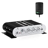 HiFi Audio Verstärker,2.1CH Stereo Verstärker,RMS 20Wx2+40W ST-838 mit Subwoofer Ausgang...