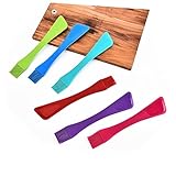 Mikikit 2 Stück Backpinsel aus Silikon Dual kulinarisch Backen Artikel Utensil...