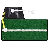Cavevine Golfschlagmatte, Golfschwung-Trainingsmatte, robuste Gummiunterseite,...