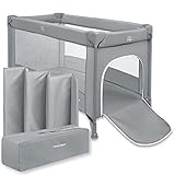 Moby-System Babybetten für Babys und Kinder ab Geburt bis 15 kg, 128 x 68 cm, Leicht,...