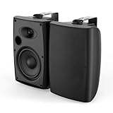 Herdio 6,5 Zoll Outdoor Lautsprecher wasserdicht Passive 2-Wege 400W Wandlautsprecher mit...