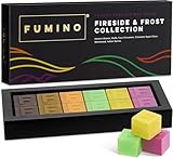 Fumino Frisches Handgemachtes Luxus-Schmelzwachs Kamin & Frost Multipack-Set 12...