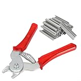Drahtspannzange mit 600 M-Ringen, Kabelklemmen-Werkzeug für Gitterkäfig und...