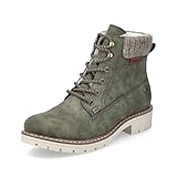 Rieker Damen Schnürstiefeletten Y9118, Frauen Stiefeletten, wasserabweisend,...
