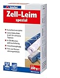 Baufan Zell-Leim spezial - 200g I Kunstharzverstärkter Spezial Tapetenkleister mit extra...