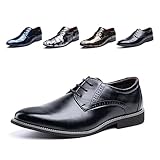 Anzugschuhe Herren Oxford Derby Schuhe Brogues Lederschuhe Hochzeitsschuhe...