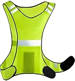 Laufweste für Joggen, Fahrrad - Reflektierende Warnweste - Für Damen & Herren -...