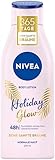 NIVEA Body Lotion Holiday Glow, Körperlotion für 48h Feuchtigkeit und ein natürliches...