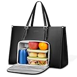 MATEIN Laptoptasche Damen mit Isolierted Lunch-Fach, Laptop Handtasche 15.6 Zoll,...