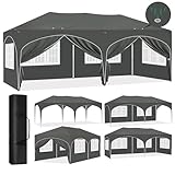 Laneetal Pavillon 3x6 m faltbar, Pop-Up Faltpavillon wasserfest Winterfest,...