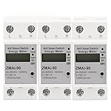 Smart Energy Monitor-Schalterschalter Smart Home Power Meter Wattmeter Energiezähler Wifi...