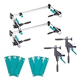 wolfcraft Türfutter-Montage-Set „PRO“ 12tlg. - Das Komplettset für die Montage von...