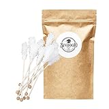 SIVIFOOD Kandiszucker Sticks Natur 10 Stück - natürlicher weißer Kandis am...