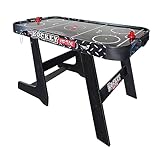 Sport1 Air Hockey Metal Vertikaler Klapptisch Air Mini mit Lüfter 12 V...