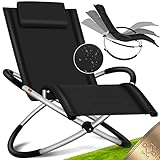 KESSER® Relaxliege Liegestuhl | Gartenliege Sonnenliege | Gartenstuhl | Klappstuhl...