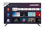 Linsar 50UHD22A 50 Zoll UHD (3840 x 2160) LED Android/Google Smart TV, Chromecast...
