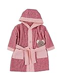 Sterntaler Baby - Mädchen Bademantel Mabel Bathrobe, Rosa, 104