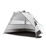 Qeedo Quick Bay Strandmuschel, UV-Schutz (UV80), Strandzelt mit Quick-Up-System...