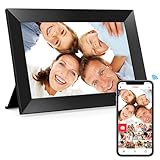 Frameo 10,1 Zoll WiFi Digitaler Bilderrahmen, 1280x800 HD IPS Touchscreen Foto Rahmen,...