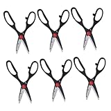 Hoement 6St Küchenschere kitchen scissors vielzweckschere Lebensmittelschere...