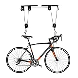Fahrradlift Fahrrad Deckenlift Mit Hängebrettern und Haken Tragfähigkeit 60kg Mit Seilen...