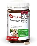Dr. Wolz Colostrum Immun + Folsäure¹ - 125 Kapseln - Hochwertiges Kolostrum von...