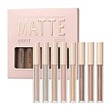 Anglicolor Flüssiger Lidschatten, 8 Colours Matte Lidschatten Stift, Creme...