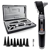 SCIAN Otoskop - Ear Scope mit Licht, 3 fache Vergrößerung, 4 Speculum Tips...