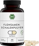 Flohsamenschalen Kapseln BIO I 180 vegane Kapseln - 700 mg indische Fohsamenschalen