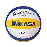 Mikasa Beach Champ VXT 30 Weiß / Blau / Gelb