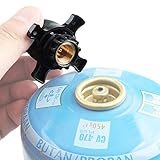 Jeebel Camp Ventilkartuschen Adapter für Campingaz Easy-Click/CV Gaskartuschen...