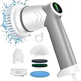Elektrische Reinigungsbürste,Spin Scrubber für Bad und Fugen,Cleaning Brush für...