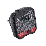 Sockeltester, HT106 Advanced Steckdose Tester mit der RCD/GFCI-Testtaste 7...