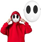 LOHAME Shy Maske Jungen Lustige Maske Halloween Maske Weiße Voll Face Maske...