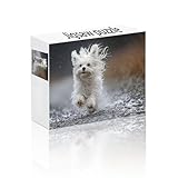 Puzzle Erwachsene 1500 Teile Hund, Niedlich Puzzle Lernspiel Herausforderung...