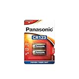Panasonic CR123 zylindrische Lithium-Batterie für leichte Geräte mit hohem Energiebedarf...