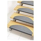 andiamo Stufenmatte Paris - Treppenstufen Matten selbstklebend - Treppenteppich...