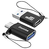 Omivine USB 3.0 auf USB C OTG Adapter, USB Typ C auf USB Adapter mit...