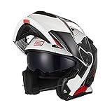 ORIGINE Motorradhelm Bluetooth Klapphelm Integralhelm ECE Mit Doppelvisier...