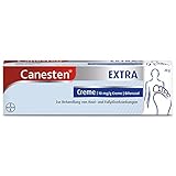 Canesten EXTRA Creme - zur Behandlung von Hautpilz und Fußpilz - schnell wirksam gegen...