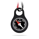 Troika Kompass Wegweiser - COS10/BK - Schlüsselhalter mit Kompass und Karabiner - schwarz...