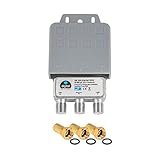 1x DiseqC Schalter Switch 2/1 mit Wetterschutzgehäuse HB-DIGITAL 2X SAT LNB 1 x...