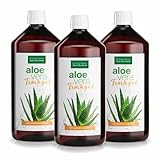 Sanct Bernhard Aloe-Vera-Trinkgel | 3 x 1000 ml | Aus dem unverdünnten Saft frischer...