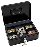 Wedo 145321X Geldkassette (aus pulverbeschichtetem Stahl, versenkbarer Griff,...