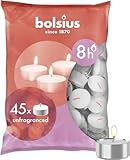 Bolsius D-light Teelichter - im Beutel - Länge Brenndauer 8 Stunden - Dekorative...