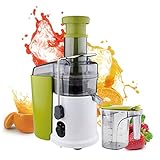 Entsafter Maschine mit 2 Geschwindigkeiten und Rutschfesten Füßen 70mm Groß Mund Futter...